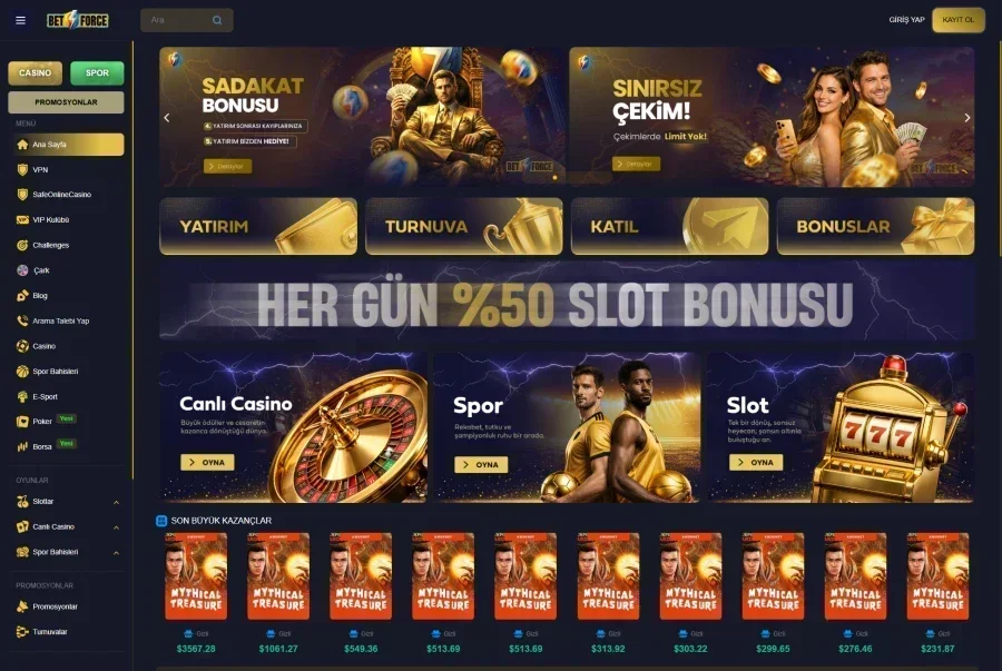 Betforce ekran görüntüsü